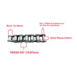 Corrente de Transmissão Simples 5/8 pol Asa 50