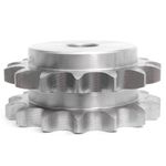 Engrenagem para Corrente Dupla 5/8 pol ASA 50 Com 18 Dentes