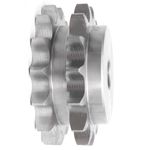 Engrenagem para Corrente Dupla 5/8 pol ASA 50 Com 18 Dentes