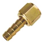 Espigão Giratório Fêmea 1/4 x 3/8 pol Latão Lubefer