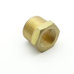 Bucha de Redução de Latão 1/2 x 1/8 pol Lubefer