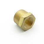 Bucha de Redução de Latão 1 x 1/2 pol Lubefer