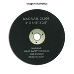 Disco de Corte 3 pol para Cortadora Lateral PDR