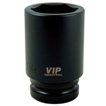Soquete Sextavado Longo de Impacto 1 pol x 24mm 900425 Vip