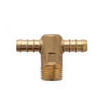 Te Bruto Para Gás Rosca 1/2 pol e Espigas 3/8 pol 181307 Blukit