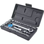 Jogo De Soquetes 1/4 e 3/8 Com 40 Peças 4820 Fertak