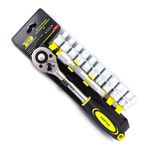 Jogo de Soquete 1/2 pol 10 a 22mm 12 Peças Fertak