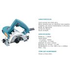 Serra Mármore 4.3/8 pol 4100NH2Z 1450w Makita
