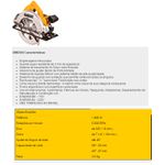 Serra Circular 7.1/4 pol Dwe560 1400w Dewalt