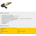 Politriz E Lixadeira 7 pol Dwp849x 1250w Dewalt