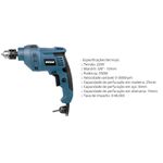 Furadeira Elétrica com Impacto 3/8 pol 550w Ws3173 Wesco