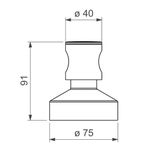 Acabamento para Registro de Pressão e Gaveta 1.1/4 e 1.1/2 C35 Deca
