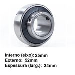 Rolamento UCR-205 Eixo 25mm para Mancal GBR
