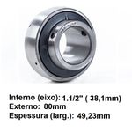 Rolamento UCR-208-24 Eixo 1.1/2 pol para Mancal GBR