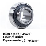 Rolamento UCR-209 Eixo 45mm para Mancal GBR