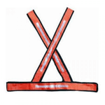 Colete Refletivo X Laranja E Branco