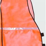 Colete Tipo Jaqueta Laranja E Branco C/ Refletivo Tamanho G