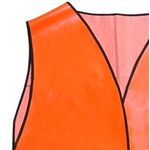 Colete Tipo Jaqueta Laranja E Branco C/ Refletivo Tamanho G