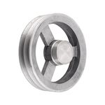 Polia de Alumínio 230mm com 2 Canais B Alucal