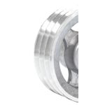 Polia de Alumínio 230mm com 3 Canais B