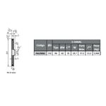 Polia de Alumínio 250mm com 1 Canal A Alucal