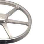 Polia de Alumínio 250mm com 2 Canais B