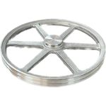 Polia de Alumínio 280mm com 2 Canais B