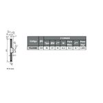 Polia de Alumínio 350mm com 2 Canais B