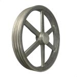 Polia de Alumínio 350mm com 3 Canais B