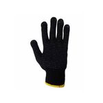 Luva de Segurança Pigmentada Preta 3 Fios 5105 Fertak