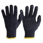 Luva de Segurança Pigmentada Preta 3 Fios 5105 Fertak