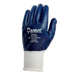 Luva Poliester Banho Total Nitrila Azul Tamanho G Imbat