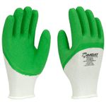 Luva Tricotada Banho Latex Verde Tamanho G Imbat
