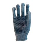 Luva Tricotada Poliester Cinza Pigmentada Tamanho G Imbat