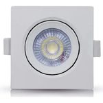 Spot Led De Embutir Quadrado 5w Bivolt 3000K LL-1138SP Ledbee