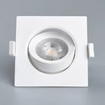 Spot Led De Embutir Quadrado 9w Bivolt 6500K Ledbee LL-1210SP
