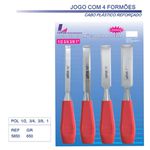 Jogo De Formões C/ 4 Peças Ref-5850 Lotus 