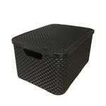 Caixa Organizadora Versátil 20 Litros Preta Compel 0.7120