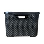 Caixa Organizadora Versátil 20 Litros Preta Compel 0.7120