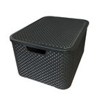 Caixa Organizadora Versátil 30 Litros Preta Compel 0.7130