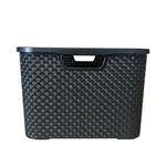 Caixa Organizadora Versátil 30 Litros Preta Compel 0.7130