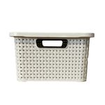 Caixa Organizadora Versátil 5 Litros Bege Compel 0.7405