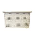 Caixa Organizadora Versátil 5 Litros Bege Compel 0.7405