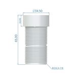 Prolongador em ABS para Válvula Lavatório Rosca 7/8 pol Blukit 171530