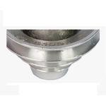 Polia de Aluminio Escalonada 50 x 75 x 100 com 3 Canais A