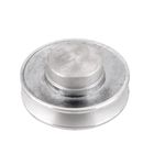 Polia de Alumínio 80mm com 1 Canal Z