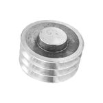 Polia de Alumínio 90mm com 3 Canais B