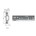 Polia de Alumínio 80mm com 1 Canal B