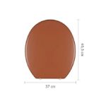 Assento Sanitário Almofadado CM1 Caramelo Astra TAJ/AS