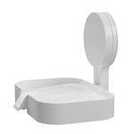 Saboneteira Plástica Branca com Adesivo Astra AD/SAB*BR